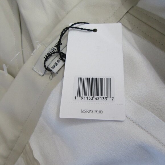 Jason Wu Beige Faux Leather Pants Ankle Slits
New - Picture 8 of 13